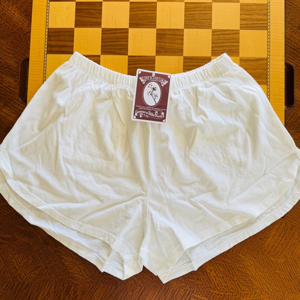 (NWT) 100% Organic Cotton Dolphin-Style Shorts (perfect for running/loungewear)